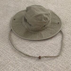 Men's Reversible L/XL Tan Safari Fishing Beach Hat